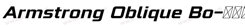 Armstrong Oblique Bo字体转换